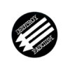 Destroy fascism Button