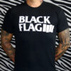 Black Flag - Logo on black T-Shirt