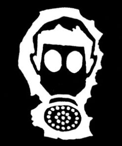 Gasmaske Aufnäher
