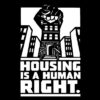 Housing is a human right Aufnäher