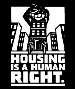 Housing is a human right Aufnäher