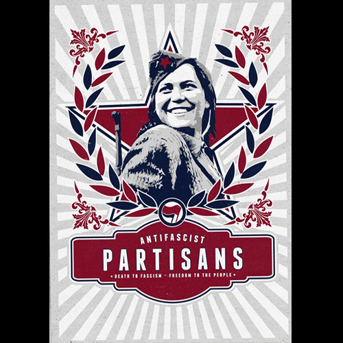 Antifascist Partisans Milja Marin A1-Poster (gefaltet)