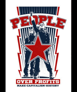 People over profits A1-Poster (gefaltet)