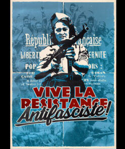 Vive la resistance - Antifasciste A1-Poster (gefaltet)