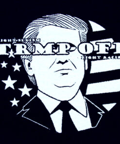Trump Off - Fight sexism, fight racism Aufnäher
