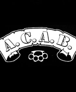 A.C.A.B. Schlagring Aufnäher
