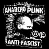 Anarcho Punk Anti-Fascist Aufnäher