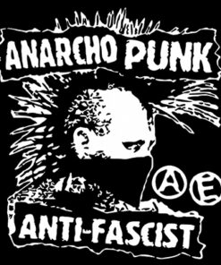 Anarcho Punk Anti-Fascist Aufnäher