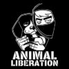 Animal liberation puppy Aufnäher