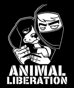 Animal liberation puppy Aufnäher