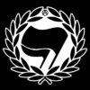 Antifa-Kranz Aufnäher