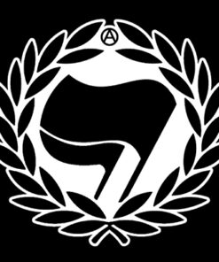 Antifa-Kranz Aufnäher