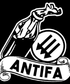 Antifa Molotov Cocktail Aufnäher