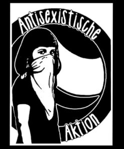 Antisexistische Aktion Aufnäher
