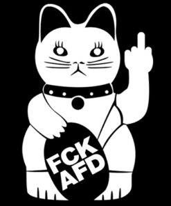 FCK AFD Cat Aufnäher