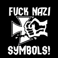 Fuck Nazi Symbols! Aufnäher