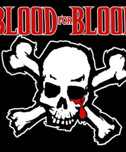 Blood For Blood - Skull Rückenaufnäher