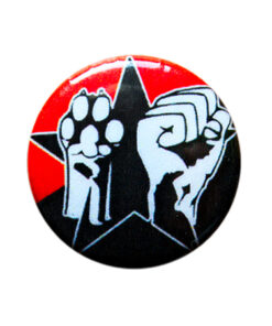 Animal liberation, human liberation Button