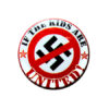 If the kids are united! Swastika Button