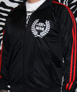 Pestpocken tracktop black/red