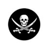 Pirate-Skull Button