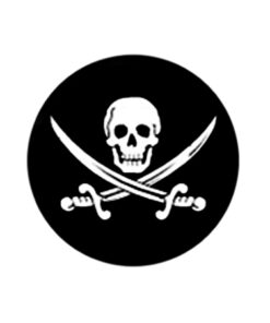 Pirate-Skull Button