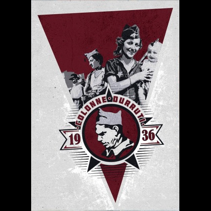 Colonne Durruti A1-Poster (gefaltet)