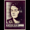 Weiße Rose A1-Poster (gefaltet)