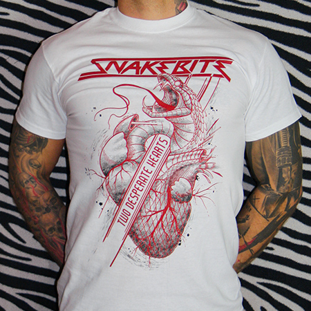 Snakebite - Two desperate hearts T-Shirt