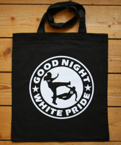 Good night white pride Baumwolltasche