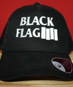 Black Flag – 5-Panel Rapper Cotton-Cap (black)