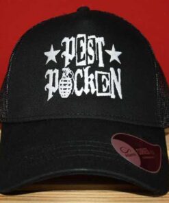 Pestpocken - Logo 5-Panel Rapper Cotton-Cap (black)