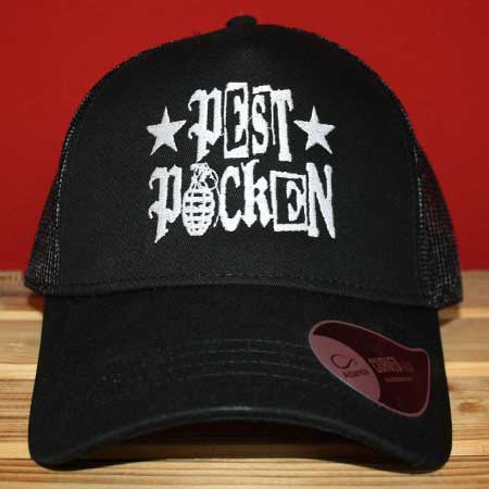 Pestpocken - Logo 5-Panel Rapper Cotton-Cap (black)