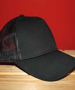 Alternative view of 5-Panel Rapper Cotton-Cap (just black)