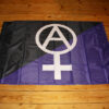Anarchy Feminism Flagge