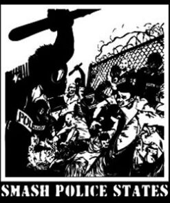 Smash police states Aufnäher