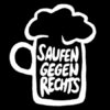 Saufen gegen rechts Aufnäher