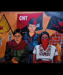 Barcelona, San Cristobal, Rojava A2-Poster (gefaltet)