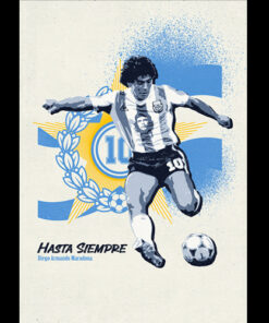 Maradona 10 A2-Poster (gefaltet)