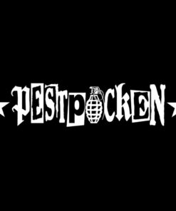 Pestpocken - 1-reihiges Logo Aufnäher