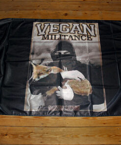 Vegan Militance Flagge