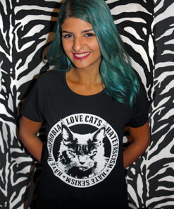 Love Cats Girlie-Shirt