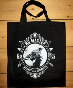 No Master - Against All Authority Baumwolltasche