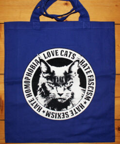 Love Cats (Bright royal) Baumwolltasche