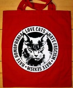 Love Cats (Classic red) Baumwolltasche