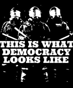 This is what democracy looks like. Cops Aufnäher