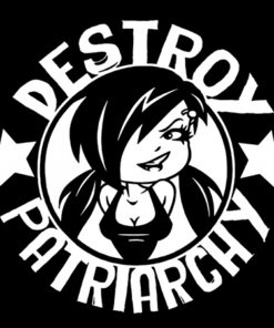 Destroy patriarchy Aufnäher