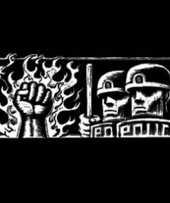 Drooker - Bullenfaust Aufnäher