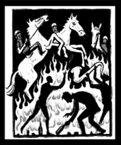 Drooker riot horses Aufnäher