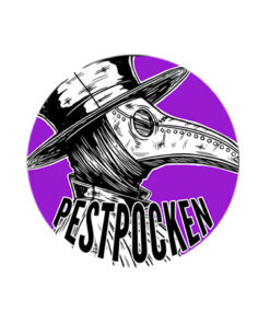 Pestpocken - Pestmask purple XL-Button